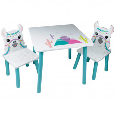 Masă pentru copii cu 2 scaune - alpaca Preview