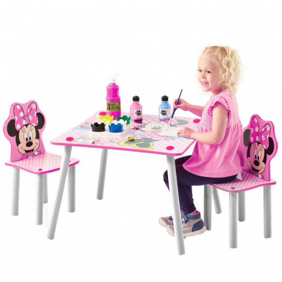 Masă pentru copii cu 2 scaune - Minnie
