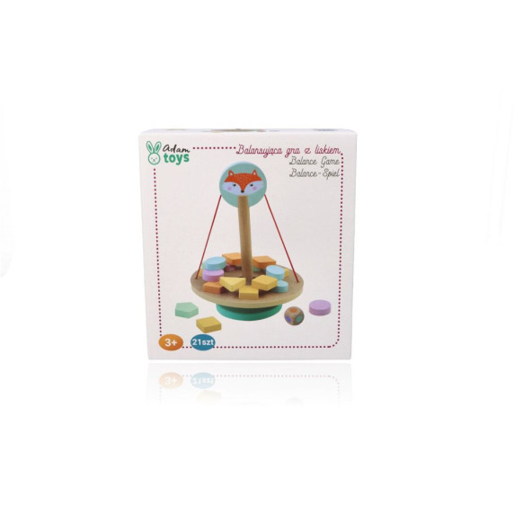 Jucărie de echilibru cu forme - vulpe - ADAM TOYS