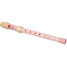  Instrument muzical pentru copii - Flaut din lemn - ADAM TOYS - iepuraș 