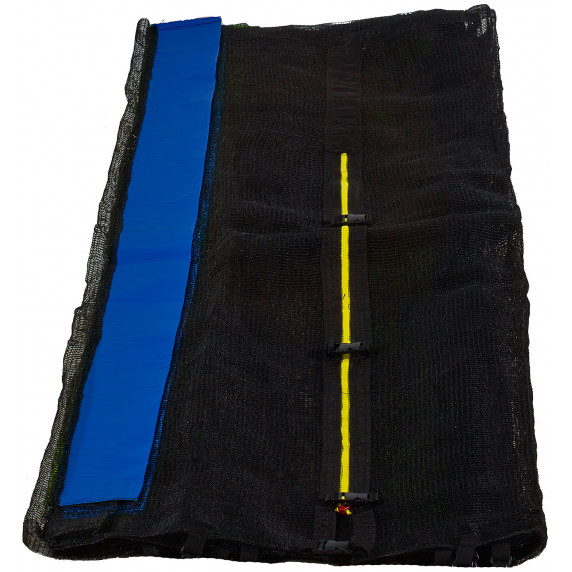 Plasă de siguranță Aga pentru trambulină cu diametrul de 305 cm pe 8 stâlpi - albastru/negru
