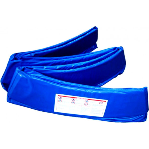 Trambulină 400 cm cu plasă de protecție exterioară, scară, sac pentru pantofi- albastru - AGA SPORT PRO 