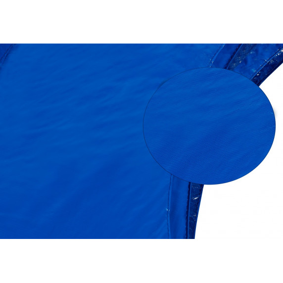 Trambulină Aga Sport Pro cu diametrul de 460 cm și plasă de siguranță + scară + buzunar pantofi - albastru