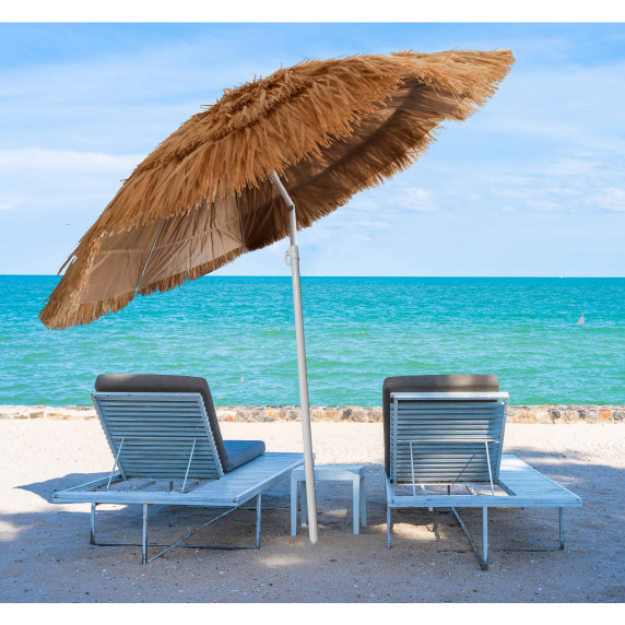 Umbrelă soare stil hawaian - maro - Linder Exclusiv Hawaii