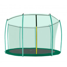 Plasă de siguranță interioară Aga pentru trambulină cu diametrul de 366 cm pe 8 stâlpi - verde închis Preview