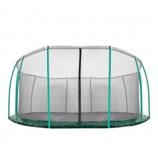 Plasă de siguranță interioară pentru trambulină cu diametrul de 500 cm și 12 stâlpi, negru - AGA Preview