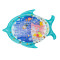 Saltea gonflabilă pentru copii - Aga4KidsMRWM08 -  pește
