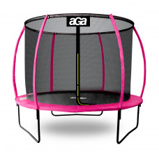 Trambulină cu diametrul de 180 cm și plasă de siguranță interioară - roz - Aga SPORT EXCLUSIVE Preview