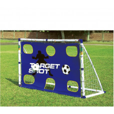 Poartă fotbal din plastic cu suprafață de țintă - 183x130x96 cm - JC-7339A Preview