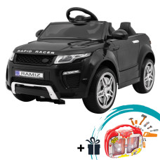 Mașină electrică - RAPID RACER - negru Preview