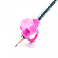 Dispozitiv pentru ținerea corectă a creionului - roz 