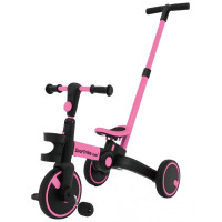 Tricicletă pentru copii Happy Bike 3in1 - Roz 