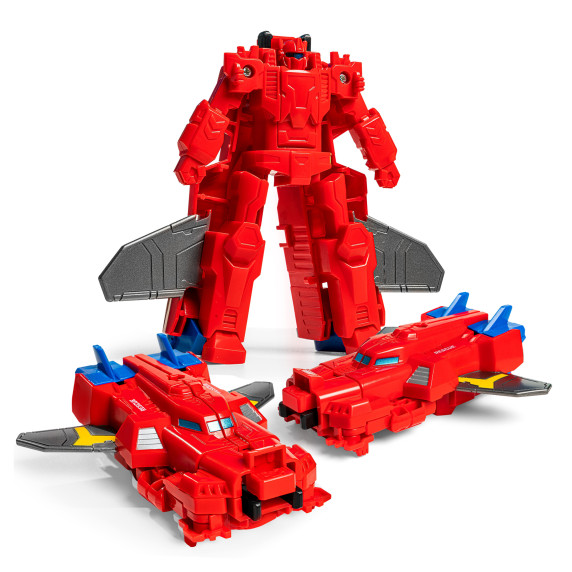 Set de construcție robot 2 în 1 - Aga4Kids MR1448 - roșu