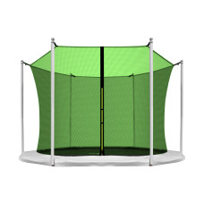 Plasă de siguranță interioară pentru trambuline Aga cu diametrul de 250 cm diametru și 6 stâlpi - verde deschis Preview