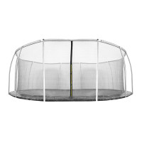 Plasă de siguranță interioară pentru trambulină cu diametrul de 500 cm și 12 stâlpi, negru - AGA 