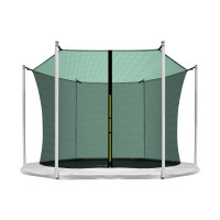 Plasă de siguranță interioară AGA pentru trambulină de 250 cm diametru și 6 stâlpi - verde închis 