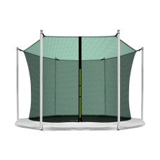 Plasă de siguranță interioară AGA pentru trambulină de 250 cm diametru și 6 stâlpi - verde închis 