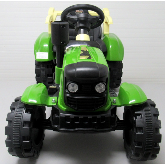 Tractor electric cu remorcă - verde - R-Sport C2