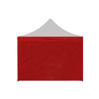 Perete lateral pavilioane - 3 x 4,5 m - roșu - AGA PARTY 