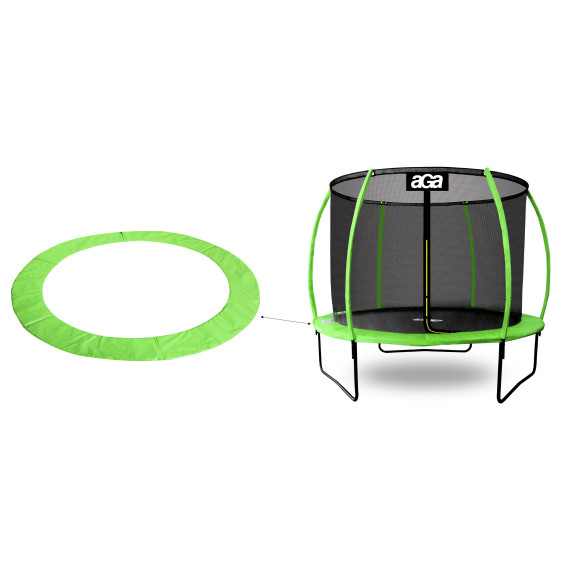 Capac pentru arcuri de trambulină cu diametrul de 180 cm - AGA SPORT EXCLUSIVE  MRPU1506SC-LG - Verde deschis