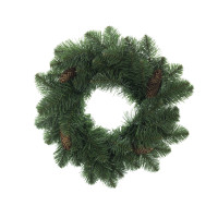 Coroniță de Crăciun cu conuri - 50 cm - Aga MR3205 - verde 