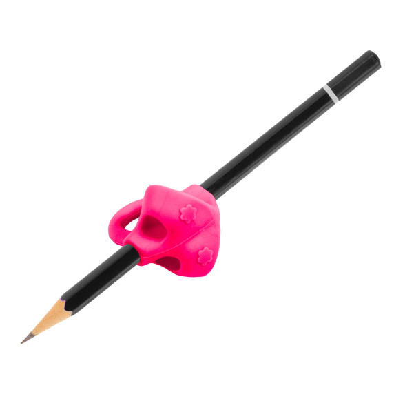 Dispozitiv pentru ținerea corectă a creionului - roz