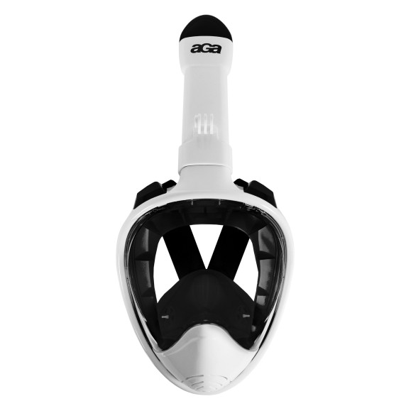 Mască de snorkeling S/M - AGA DS1121WH-BL- Alb/Negru