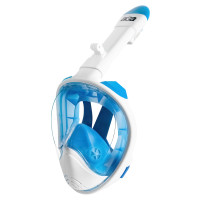 Mască de snorkeling L/XL - AGA DS1113WH - Alb/Albastru 