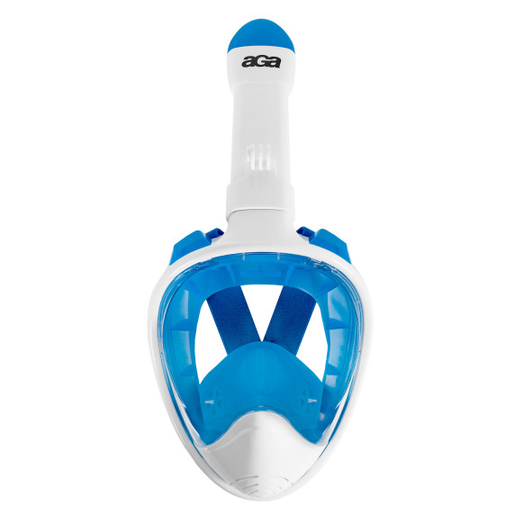 Mască de snorkeling L/XL - AGA DS1113WH - Alb/Albastru