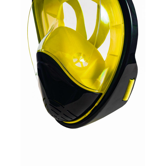 Mască de snorkeling S/M - AGA DS1121BL-YL - Negru/Galben