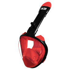 Mască de snorkeling S/M - AGA DS1121R-BL - Negru/Roșu 