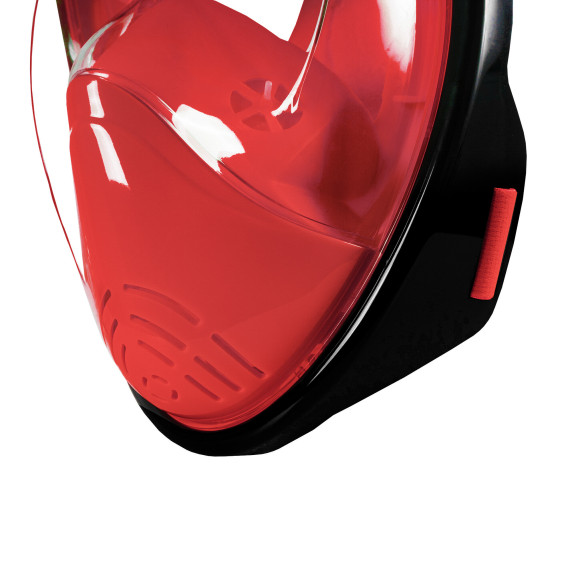 Mască de snorkeling S/M - AGA DS1121R-BL - Negru/Roșu