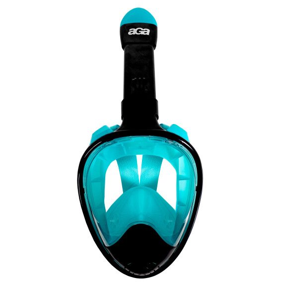Mască de snorkeling L/XL - AGA DS1113BL-GR - Negru/Albastru