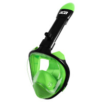 Mască de snorkeling  L/XL - AGA DS1113LGR - Negru/Verde 
