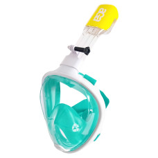 Mască de snorkeling - S/M - alb/turcoaz - Snorkeling  DS1122WH-GR 