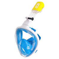 Mască de snorkeling - S/M - alb/albastru - Snorkeling DS1122WH-BLU 
