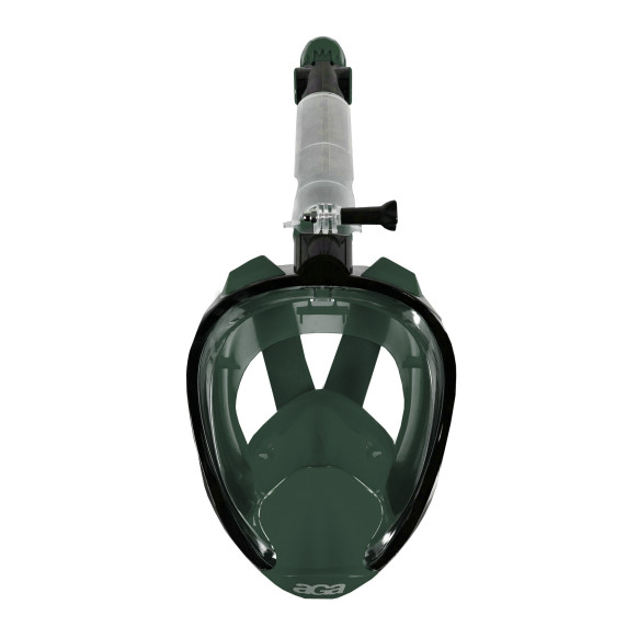 Mască de snorkeling Full Face - S/M - verde închis - Aga DS1132DG Snorkeling
