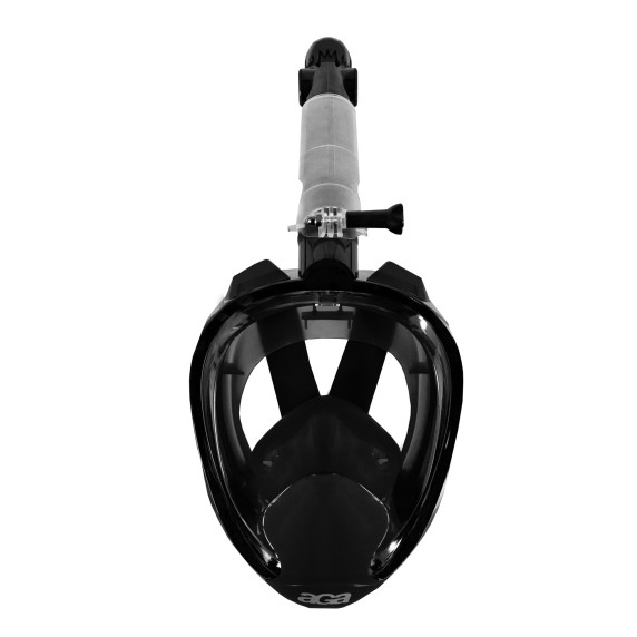Mască de snorkeling Full Face - S/M - negru - Snorkeling DS1132BL Aga