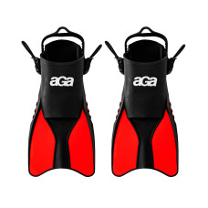 Labe înot - mărimea: 32-37 - negru/roșu - Aga DS1211R Preview