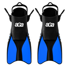 Labe înot - mărimea 42.5-47 - negru/albastru - AGA DS1213BLU Preview