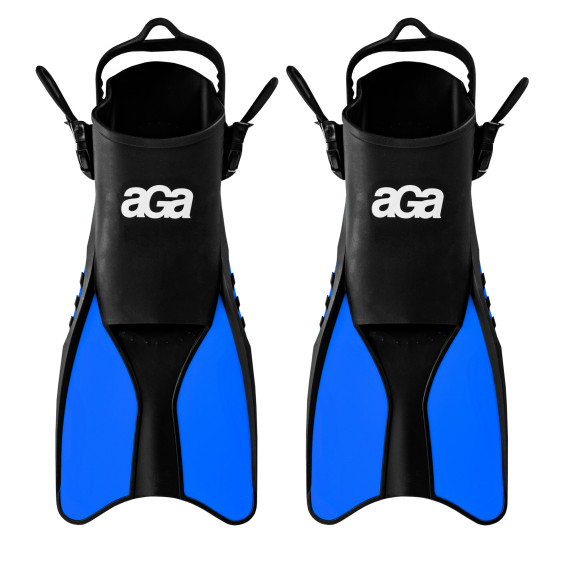 Labe înot - mărimea 42.5-47 - negru/albastru - AGA DS1213BLU