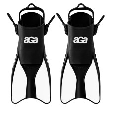 Labe înot - mărimea 42,5-47 - negru/alb - AGA DS1213WH Preview