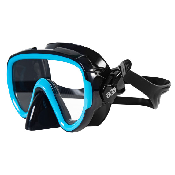 Set scufundări - mască și snorkel - negru/albastru - M8+S6 AGA DS1310BL-BLU