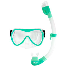Set scufundări - mască și snorkel - turcoaz - M12+S2 AGA DS1320GR Preview