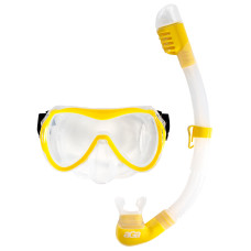 Set scufundări - mască și snorkel - galben - M12+S2 AGA DS1320YL Preview