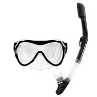 Set scufundări - mască și snorkel - negru - M8+S6 AGA DS1310BL 