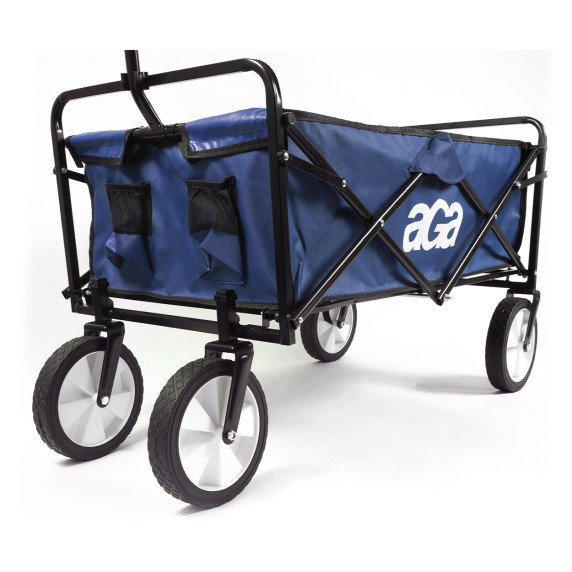 Cărucior pliabil pentru ștrand sau camping - AGA MR4610 - Albastru