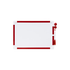 Tablă magnetică - 20x30 cm - roșu - AGA MRMB110-Red 