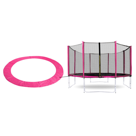 Protecție pentru arcuri, pentru trambulină cu diametrul de 366 cm - AGA SPORT EXCLUSIVE 366 cm MRPU1512SC-Pink - roz