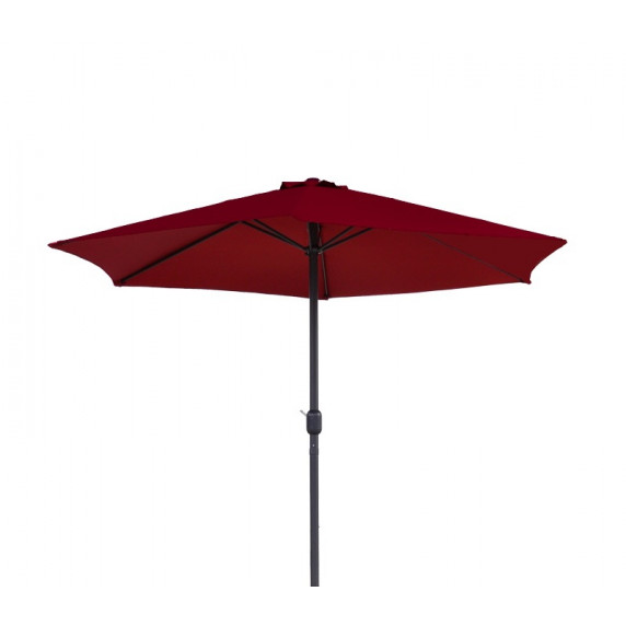 Umbrelă soare - 400 cm - roșu închis - AGA Classic